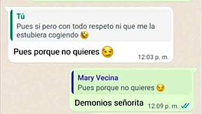 Doña mary me da unos sentones porque se sentía sola