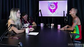 compilados da caroleta roots in bora cast with bruna carlos - part 1 on sheer red