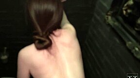 That hot friend blew me passionately at the bar