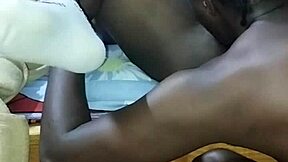 african mature black male performs oral on hairy partner. full intimate clip available on red