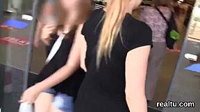 Hey, this glamorous Czech kitten gets tempted in the mall and then drilled hard in POV 😏🔥