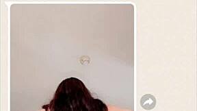 Doña mary me da unos sentones porque se sentía sola