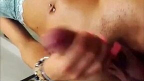 shemale has a good cum on live cam... oh wow, that was intense!