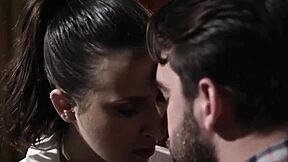 Step-Daddy Fucks Ashley Adams In Rough Anal! Brunette Teen Bent Over Doggystyle And Riding Cowgirl