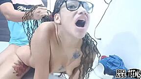 Stepsister, you just turned 18, want your first anal porn video?