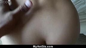 Stepsis Dominates Stepbros Cock in Intense Cowgirl Ride with Cumshot Finish - Perp4k