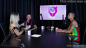 compilados da caroleta roots in bora cast with bruna carlos - part 1 on sheer red