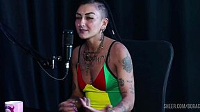 compilados da caroleta roots in bora cast with bruna carlos - part 1 on sheer red