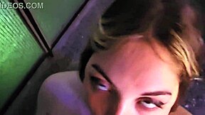 Blonde babysitter with big natural tits gets lactating milk everywhere during hardcore creampie fucking