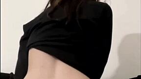 slutty british girlfriend gets horny in this high-definition solo session, masturbating with toys to squirting orgasm on webcam as her friend watches.