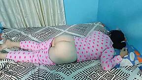 so this teen amateur gets bent over in doggystyle during our homemade session, showing off her shaved pussy