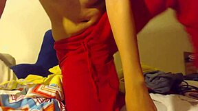 i tried curling iron in my tight cunt for first anal training