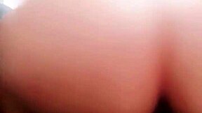 Petite Teen Rides Huge Dildo After Watching Adult Film