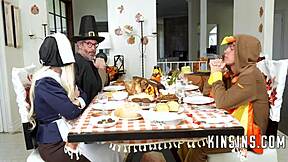 Turkey Pranks And Family Thanksgiving Spanks