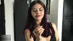 My stepbrother's massage gets me so horny and wet