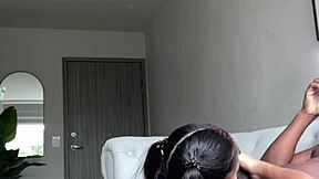 i catch my stepbrother masturbating and help drain his big black cock with deepthroat gaping fuck -amateur couple- nysdel