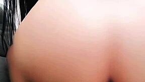 Petite Teen Rides Huge Dildo After Watching Adult Film