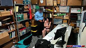 shoplyfter alex harper shows off perfect tits while getting fucked in the office