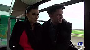 Banging in a bus with a voyeur