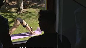 sexy babe vixi rafi gets her shaved pussy fucked rough by boyfriend's stepdaddy