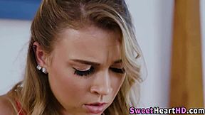 Teen Babe Experiences Gentle Lesbian Connection Leading To Blissful Moment