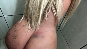 Will This Naughty Blonde Teen Doll Open Her Ass For Uncle In The Bathroom?