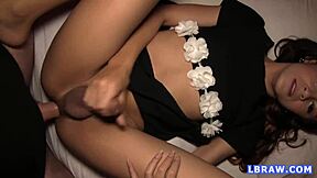 Teen Ladyboy Narnar Takes Bareback Anal and Blowjob in Pov!