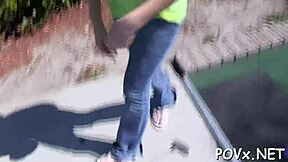 Naughty Slut Sucks Huge Cock Before Rough Pov Pussy Fuck