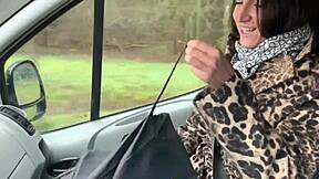 Bus Driver Delivers Unexpected Outdoor Sex In Woods