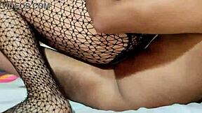 Taking my cousin to hotel for massage turns into creampie fuck session part 2 😈🍑