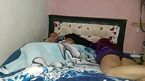 I fuck my stepmom with big natural tits and big ass while my stepdad leaves her alone