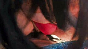 Big Cock Brazilian Brunette Rides In Outdoor Public