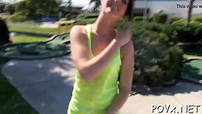 Naughty Slut Sucks Huge Cock Before Rough Pov Pussy Fuck