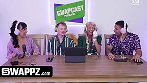Step Moms And Step Sons Dive Into Taboo Group Fucking And Blowjobs On Swappz Podcast