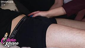 two teen 18+ students, why not give a posh wank in lingerie and cosplay for that first-time handjob thrill?