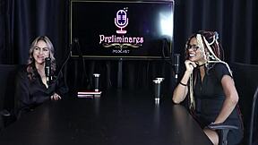 Naomi Campos shares her moans and thoughts on sexual positions in sheer red lingerie compilation.