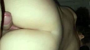 Naughty teen with big ass and tits rides cock deliciously while moaning a lot.