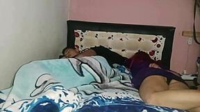 I fuck my stepmom with big natural tits and big ass while my stepdad leaves her alone