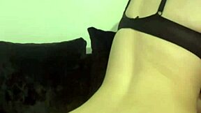 Young Millie starts riding her dildo in the college dorm. She builds up to squirting orgasm in POV view.