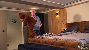 a horny coach starts by licking the young 18+ cheerleader's tight pussy in cunilingus. then he fucks her hard in doggystyle and missionary on the bed.