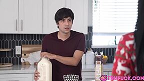 bianca bangs and ricky spanish turn european petite teen fetish into hardcore reality pov group action with small tits