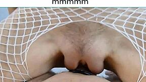 after pounding that fat shaved pussy hard i pull out for a quick cumshot on her