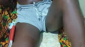 hey petite 18+ ghanian bitch, you love masturbating your tight pussy solo when left alone?