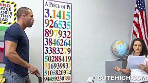 Charity bangs with large boobs gives blowjob before getting drilled