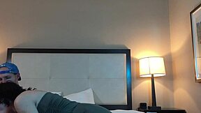 Hey, check this petite woman sucking that big cock deepthroat style