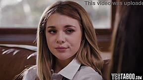 I feel so aroused as big boobs lesbian teen 18+ cheerleader seduces petite 18+ hairy classmate with face sitting and tribbing