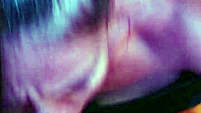 Can This Cute Brunette Neighbor Handle A Deep Throat Blowjob In Neon Night Pov?