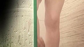 Hey, check out this cute Argentinian babe in the shower, getting all smooth and sexy! 🚿😉