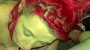 I picked up this real redhead hooker and fucked her bareback in the car until I came inside her pussy.