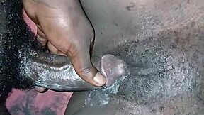 18yo gets her tight pussy massaged and fucked by massive black cock 😈